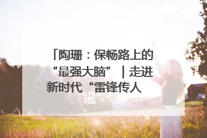 陶珊：保畅路上的“最强大脑”｜走进新时代“雷锋传人 长沙榜样”
